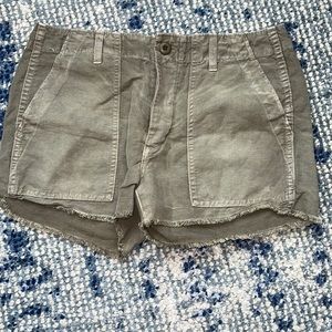 AMO Army Short Gray Green Size 27 EUC